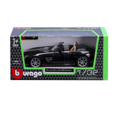 Macheta Masinuta Bburago 1:32 Mercedes Benz SLS AMG Roadster Negru, 43100-43035